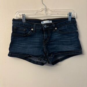 5/$25 ((Levi's Dark Blue Jean Shorts))